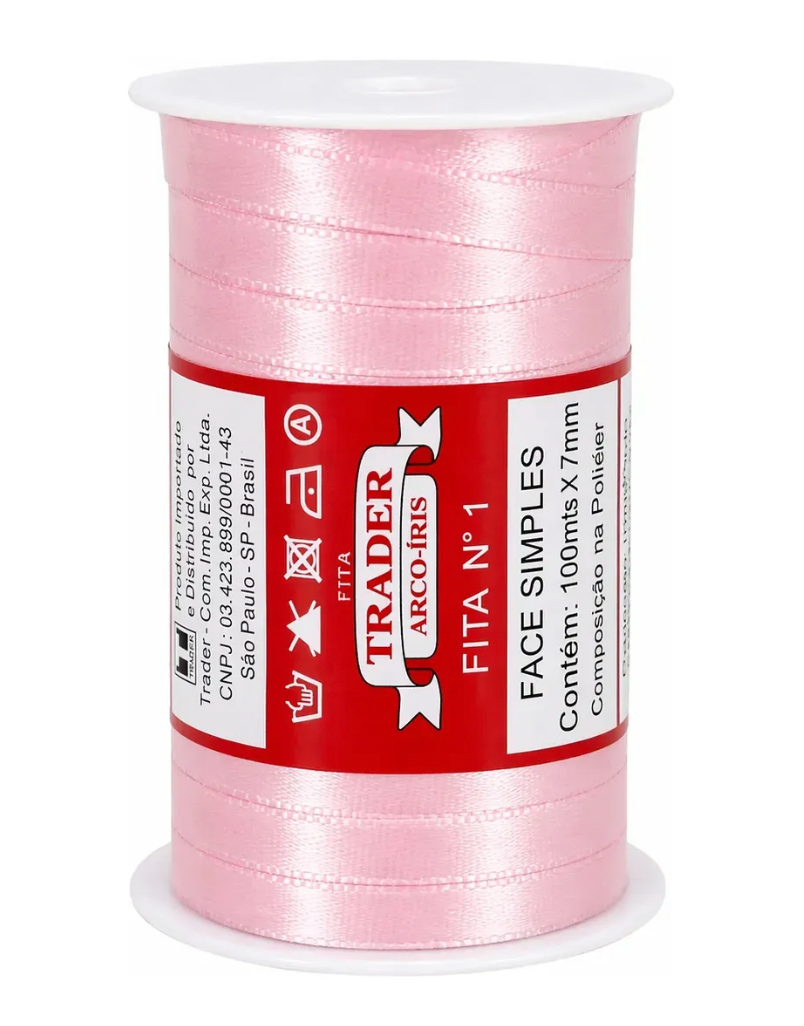 Fita de Cetim 7mm 100m